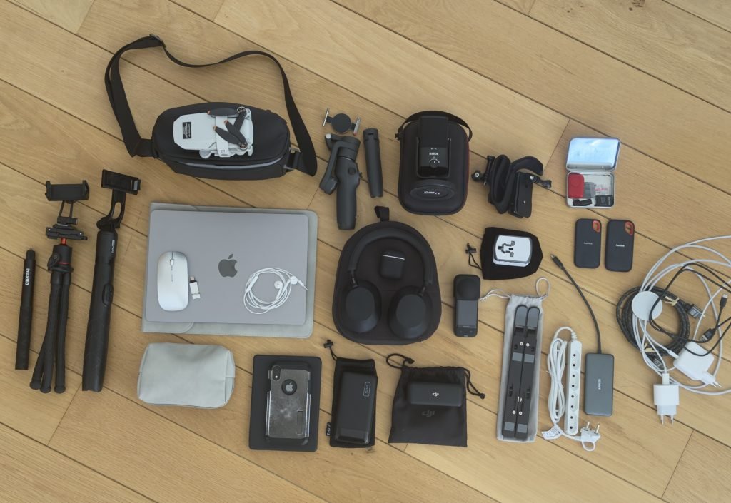 Weltreise Packliste Technik